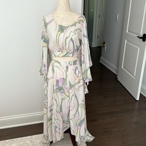 Crop top and matching skirt